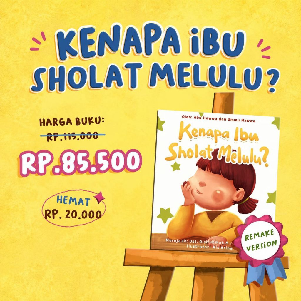 BoardBook Kenapa Ibu Sholat Melulu/BoardBook Anak/Buku Anak