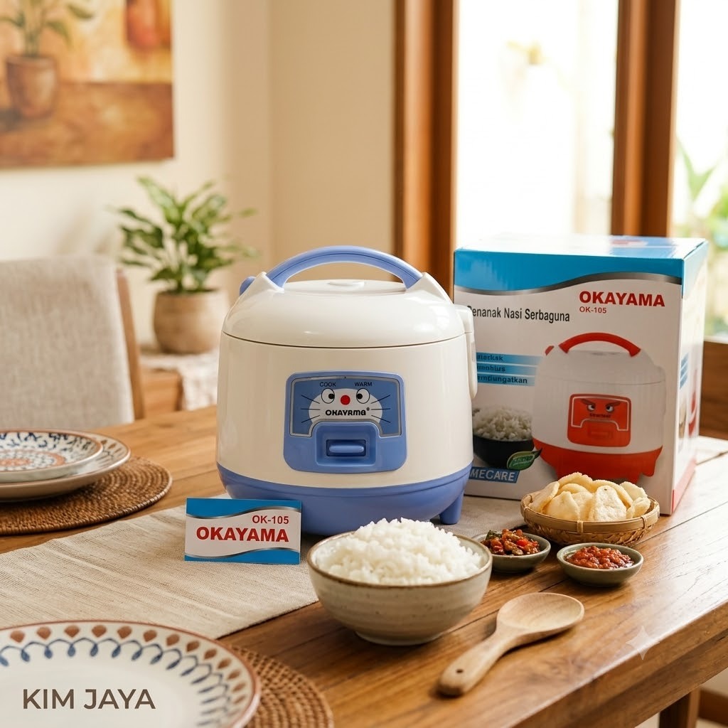 Rice Cooker OKAYAMA 1,2 LTR| KUALIATAS BAGUS