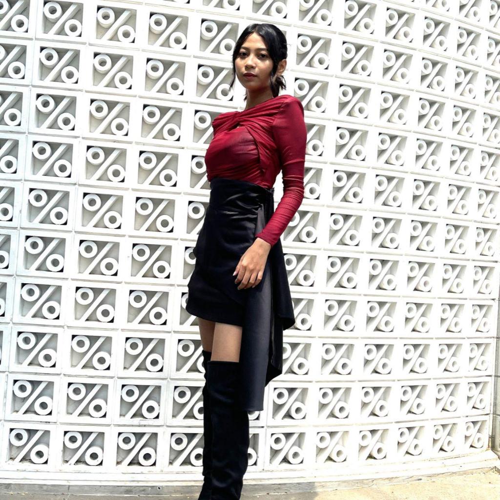 Surin Obi Moona (obi, lua ran, ikat pinggang, outer black) Surin Clothing line