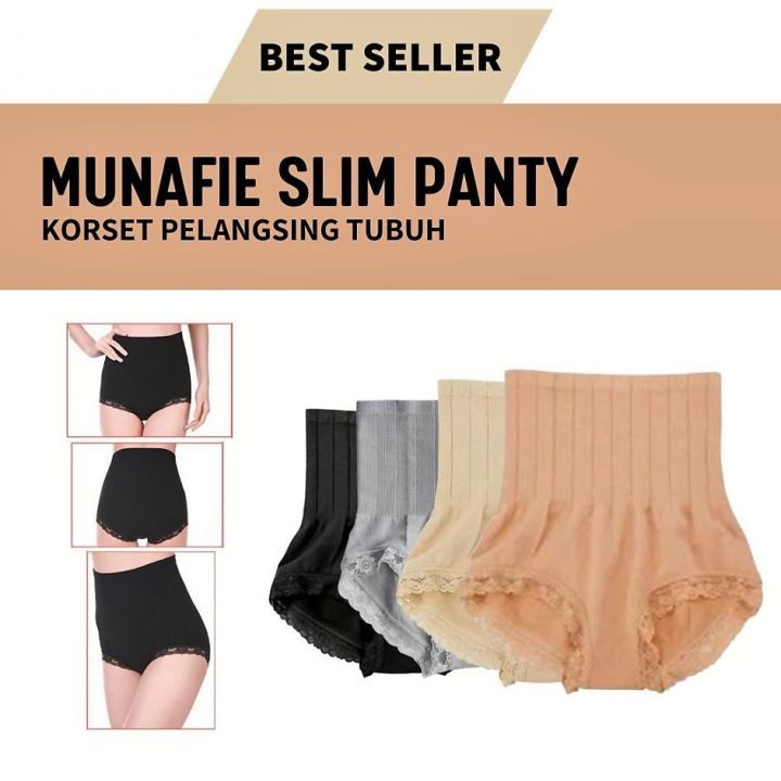 Celana dalam munafie CEWEK korset perut CD wanita import