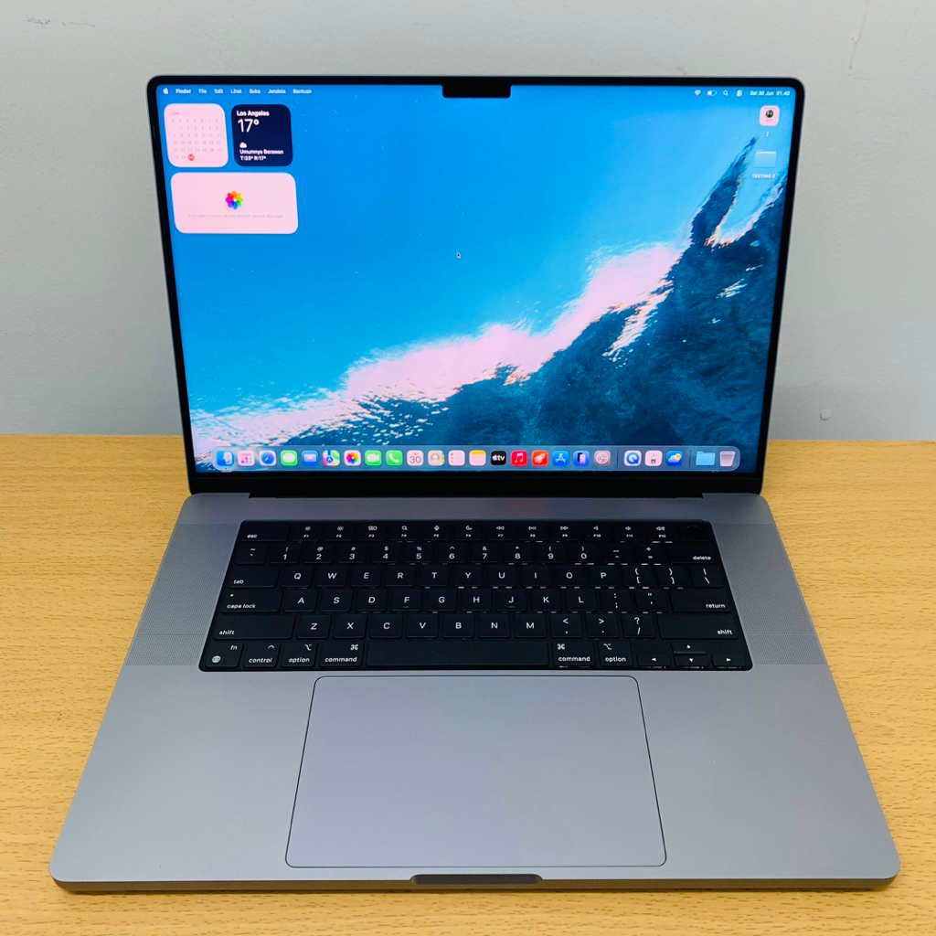 Laptop Macbook Pro Retina 2021 M1 MAX 16” RAM 32 SSD 512 Second Original
