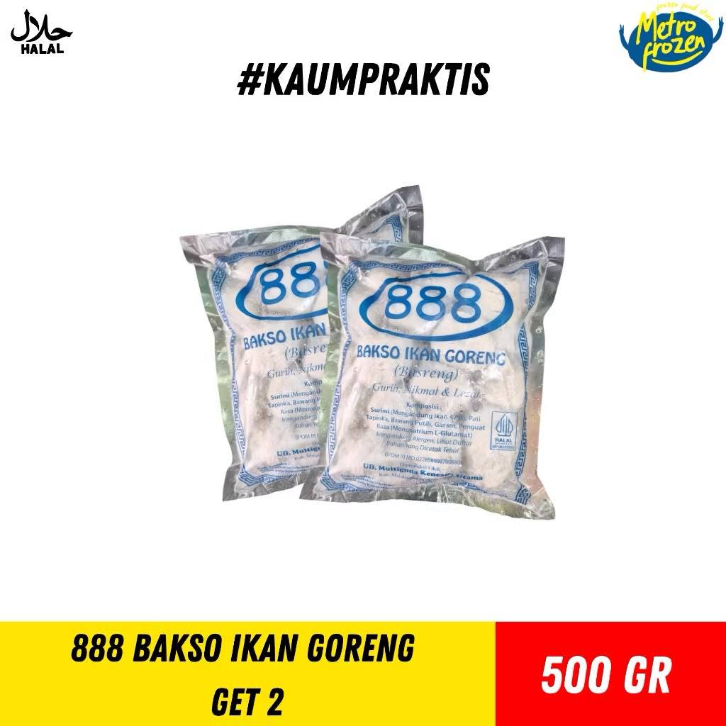 GET 2 888 Bakso Ikan Goreng 500gr //basreng goreng //beli 2 lebih murah