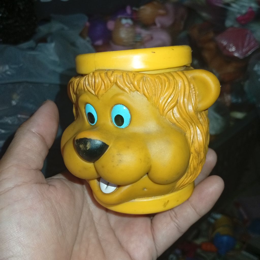 hokben toys Mug animal lion version gelas unik