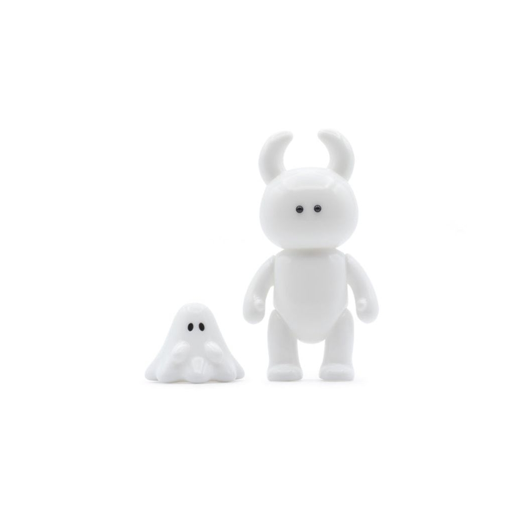 Uamou Adventure & Ghost Boo Sofubi Figure - White (Z2)