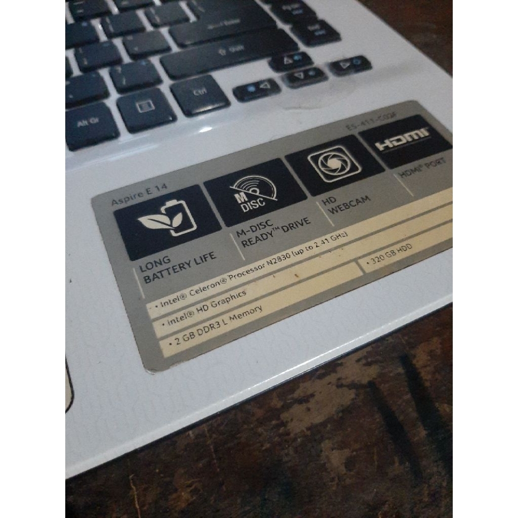Laptop Acer E14 E5-411