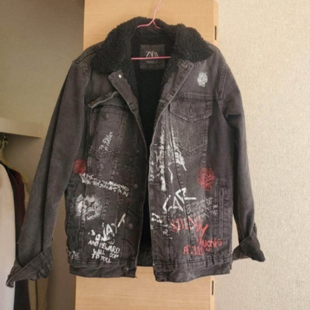 Jaket jeans pria - SHERPA DENIM JACKET
