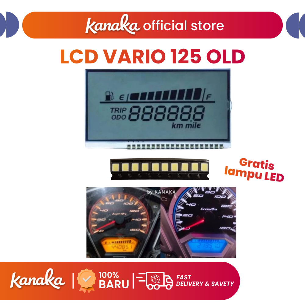 LCD VARIO 125 old, indikator Vario 125 Kondisi BARU LCD Honda Click 125 Vario Techno 125,Vario Kzr