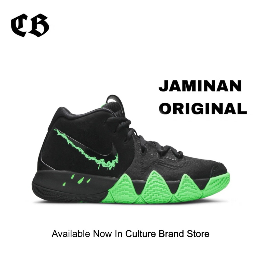 Kyrie 4 Halloween Men Basketball Shoes In Black Green