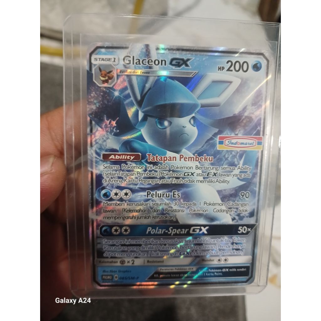 Pokemon Glaceon gx indomaret
