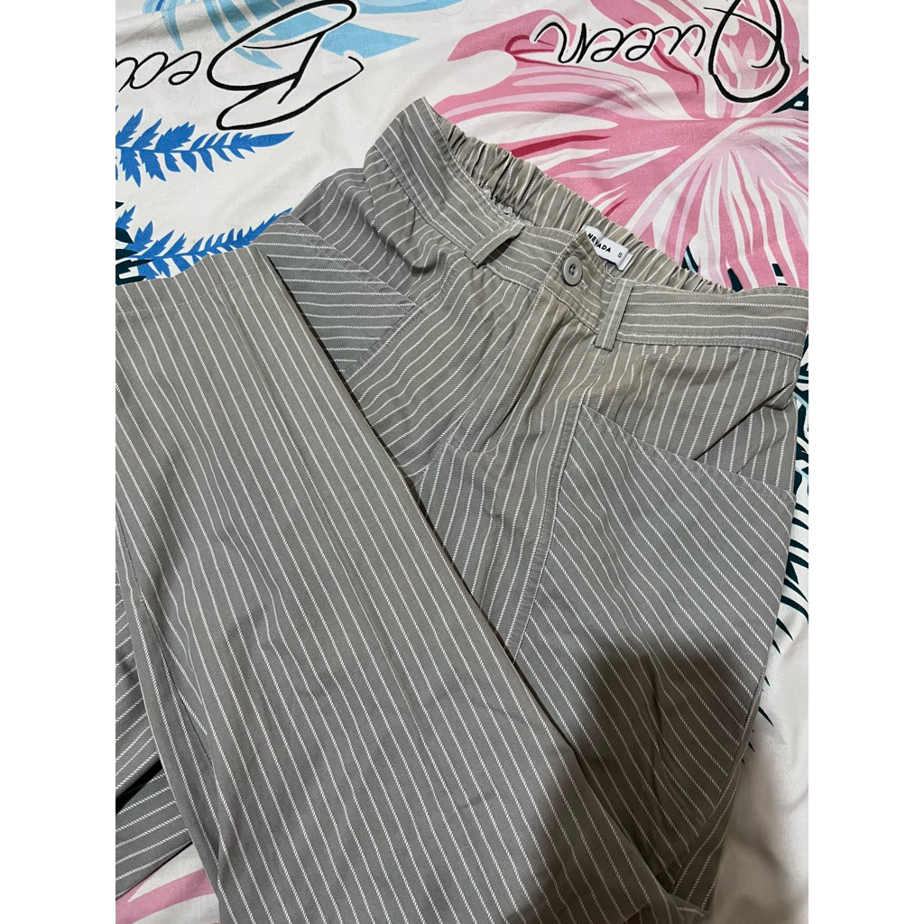 [preloved] celana City Pants atau Oro Pants Stripe nevada