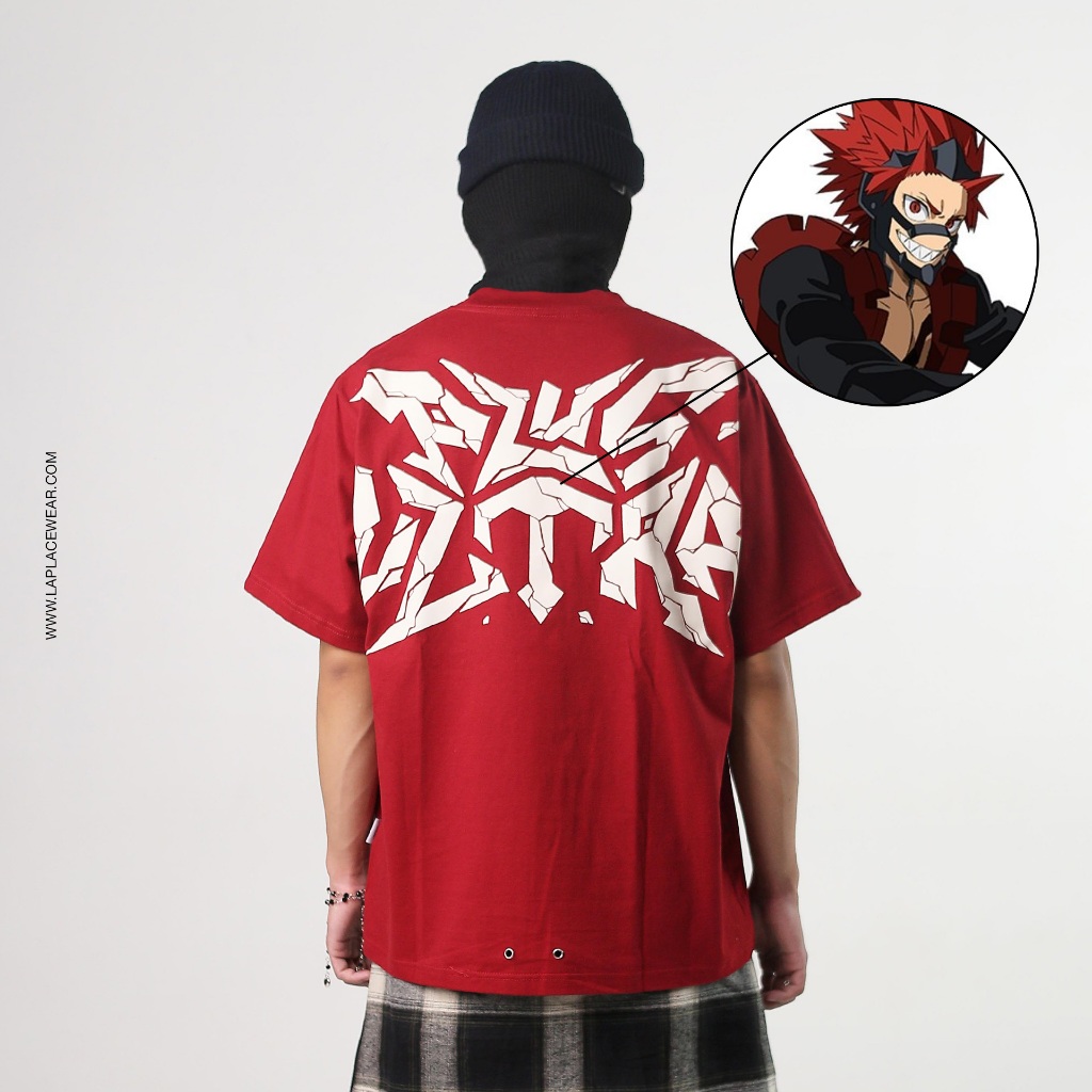 Laplace Kaos Oversize Anime Boku No Hero - Red Riot Kirishima