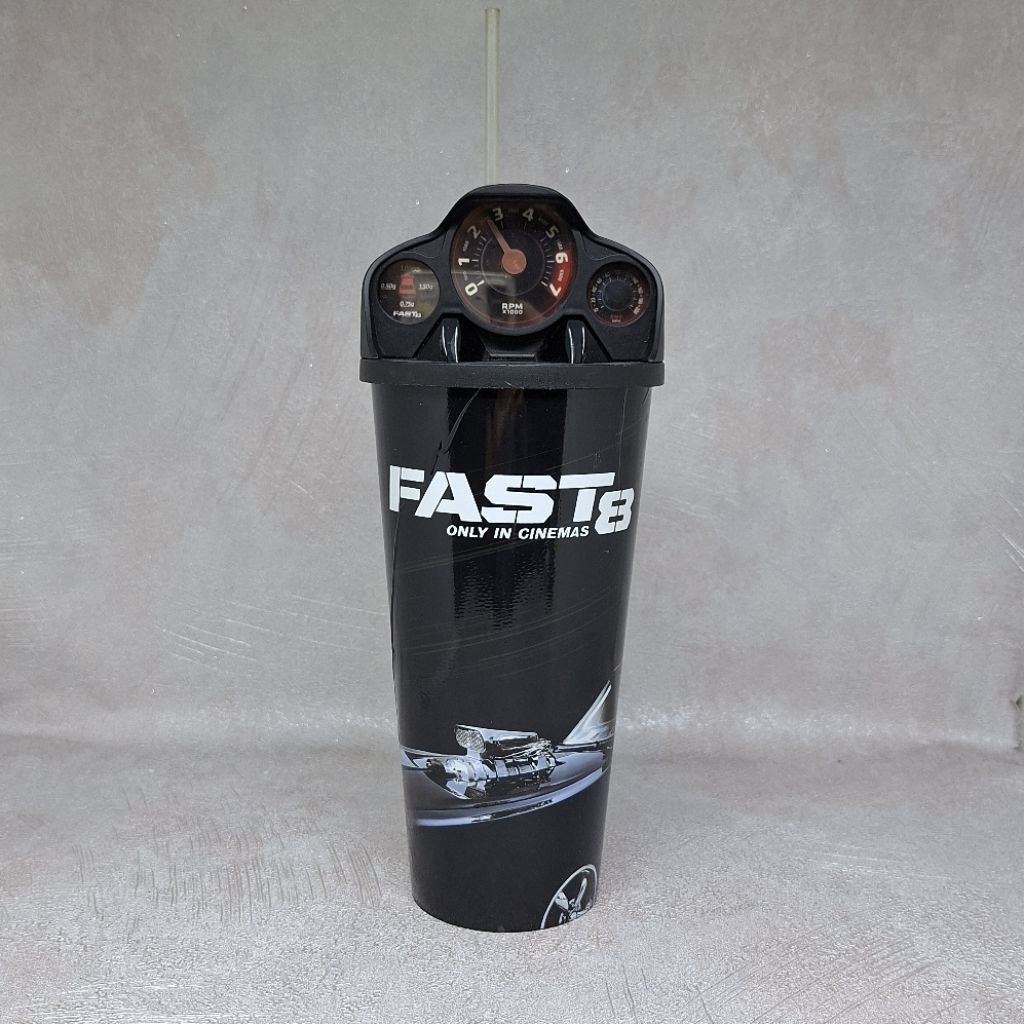 Tumbler movie cup Fast and Furious 8 Speedometer limited edition cinema CGV