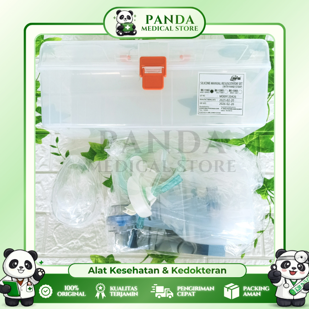 Resusitator / Disposable Resuscitator / Ambu Bag / AmbuBag Silicone Dewasa MPM