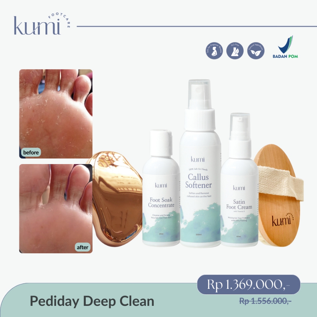 Kumi Pediday Deep Clean Package / Pedicure / Callus Treatment