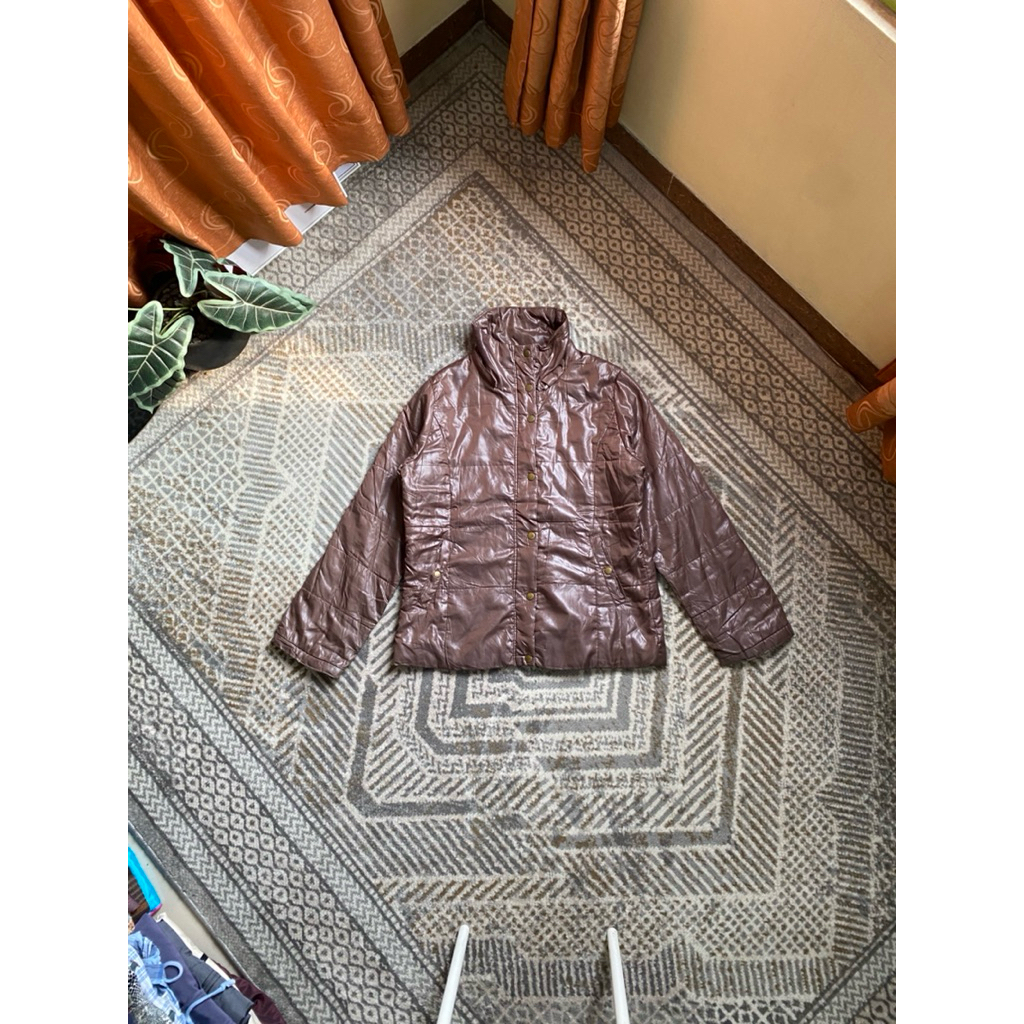 Pain Dark Brown Puffer Jacket