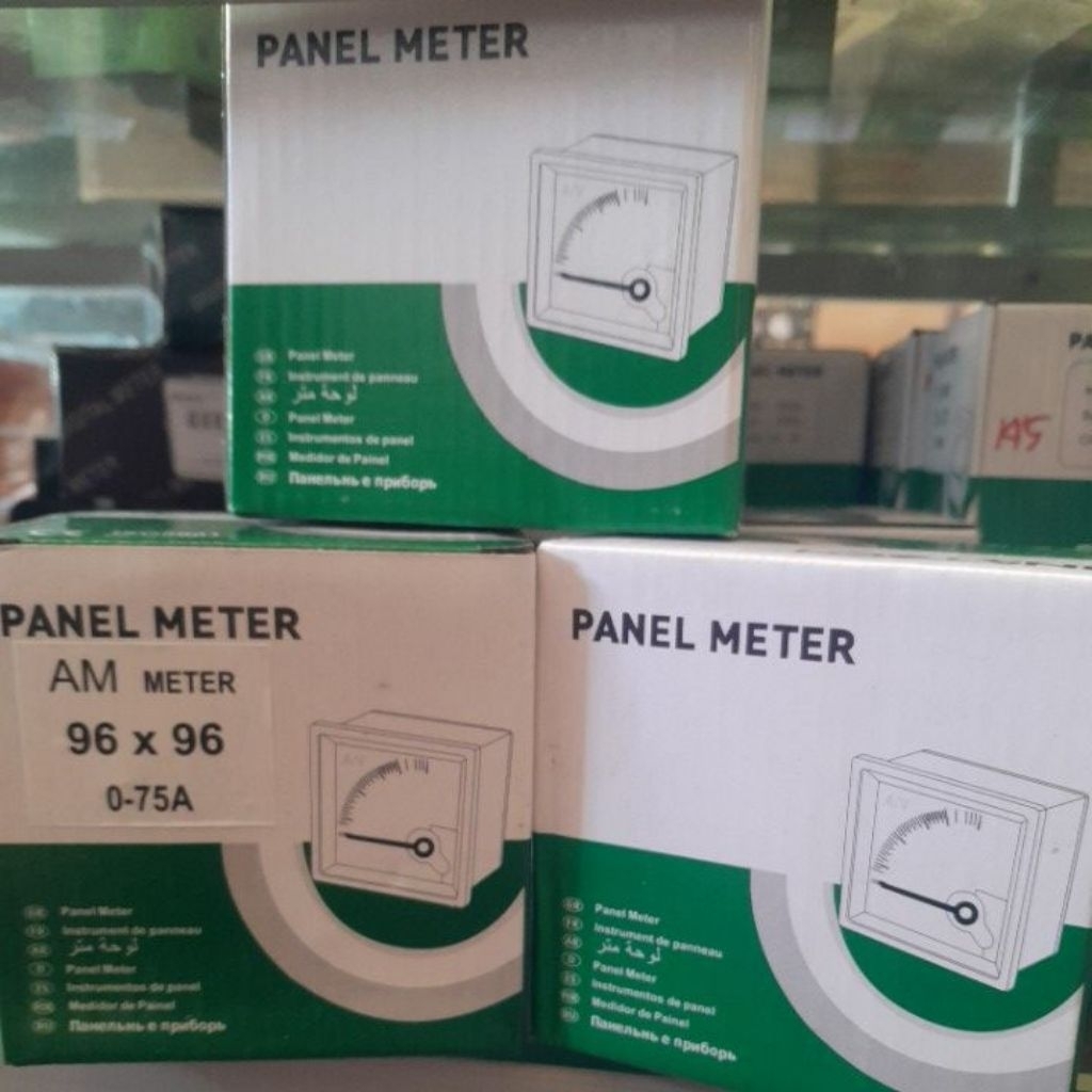 panel meter listrik inatech ampere/HZ/volt ukuran 96x96