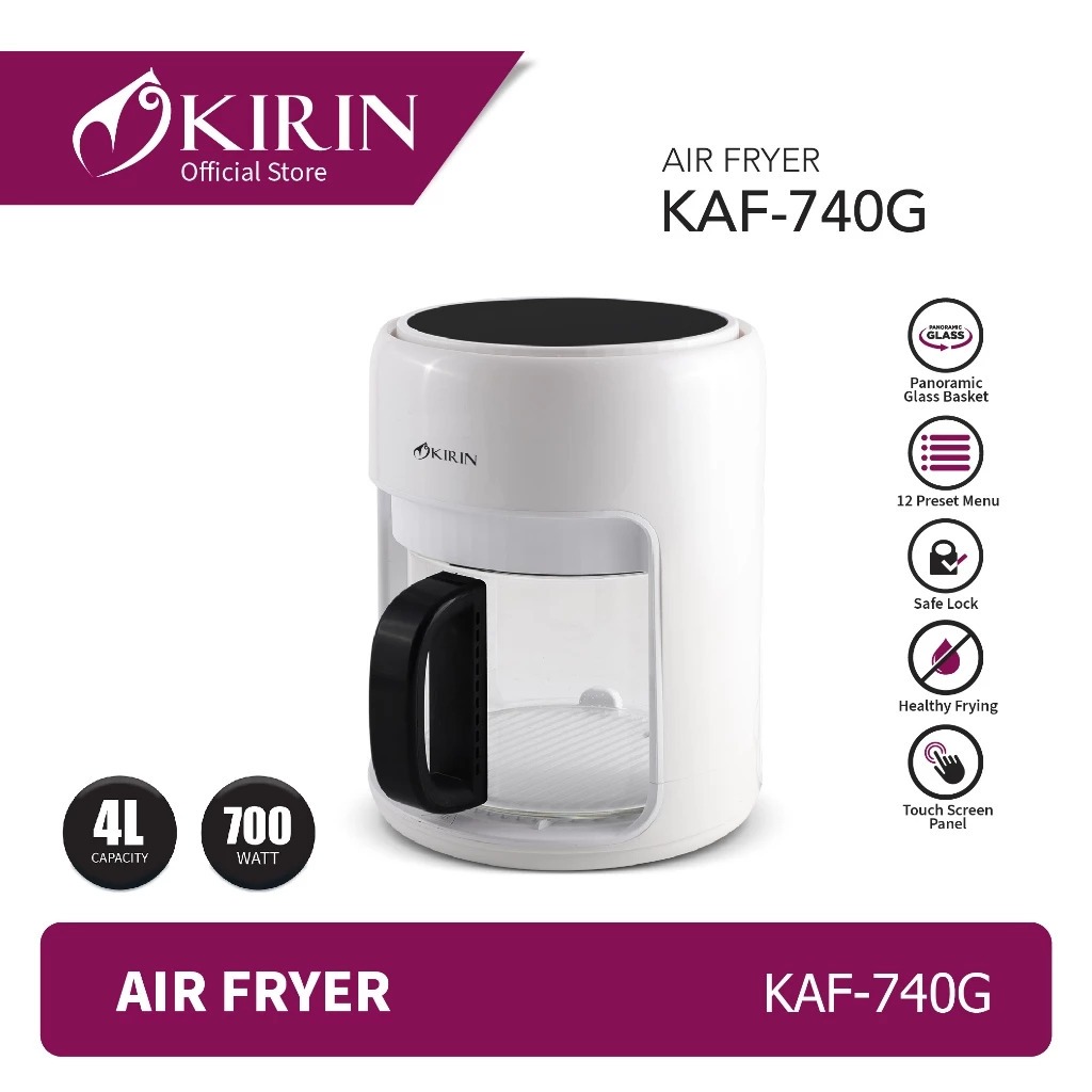 KIRIN Air Fryer KAF-740G 4 L (700 watt) Kirin Air Fryer KAF 740 G
