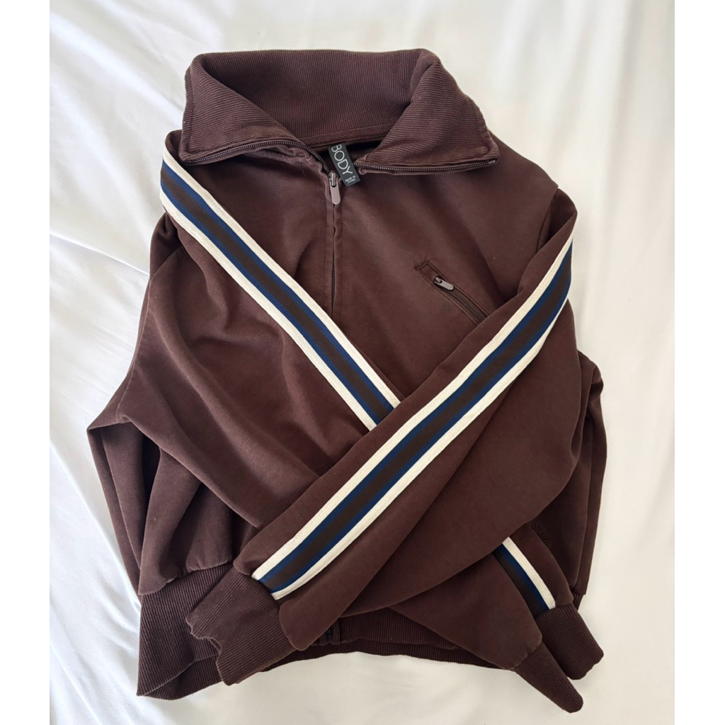 [PRELOVED] BODY (cotton on) Track Jacket Brown