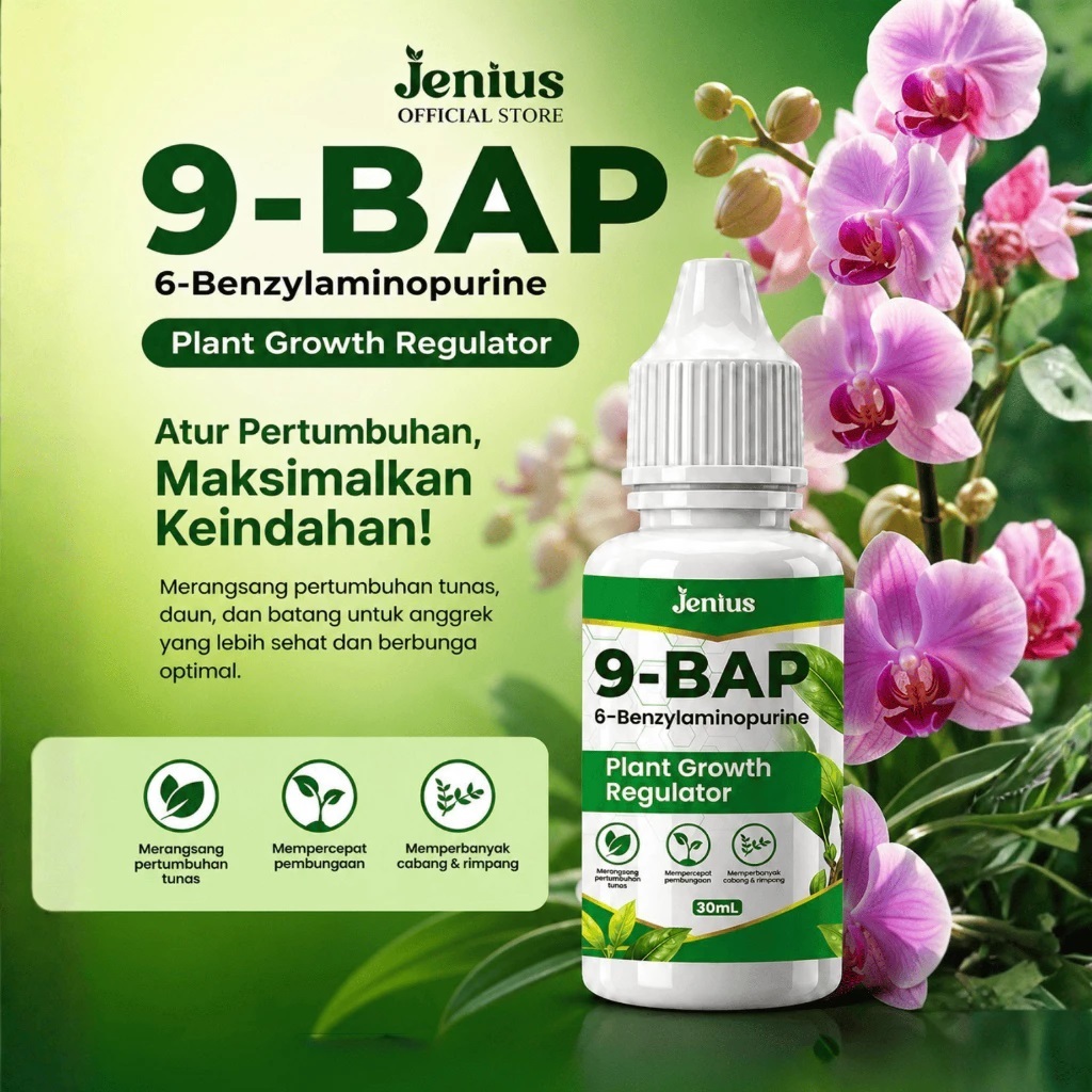 Hormon Pembungaan Anggrek 6-BAP Jenius - 6 BAP Untuk Membungakan Dan Menumbuhkan Tunas Anggrek - 9 B