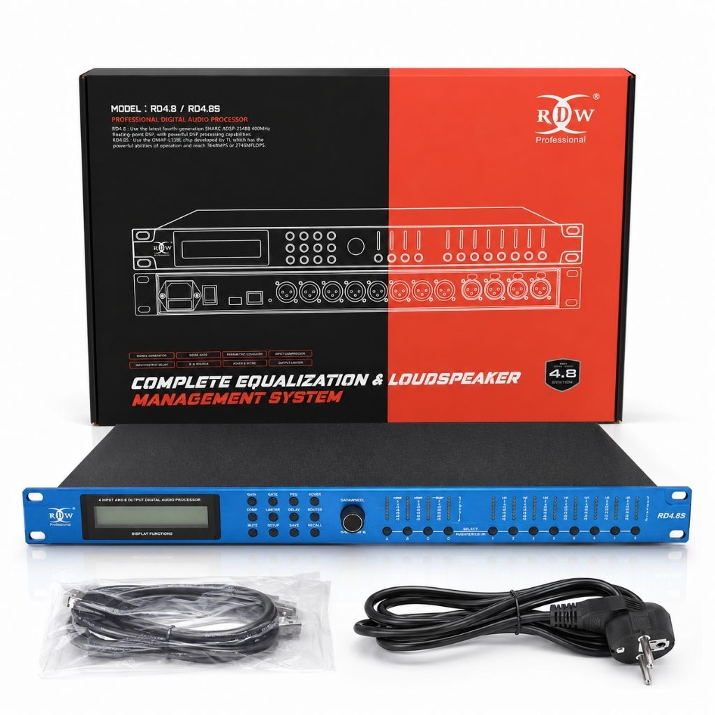 Digital Audio Processor Rdw Dlms Management Speaker Rd4.8 Ori