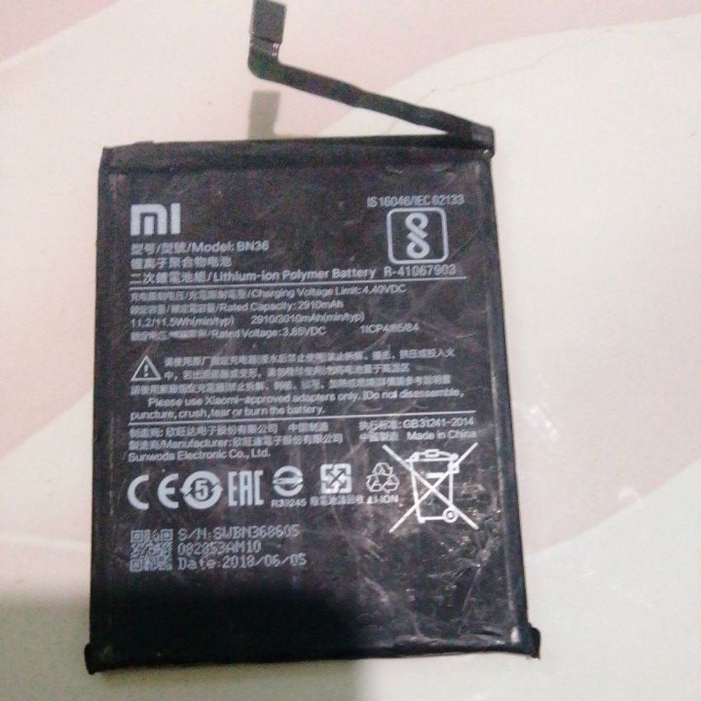 Batre Redmi BN36 ori