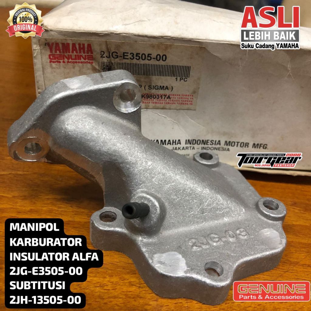 MANIPOL KARBURATOR INSULATOR ALFA 2JG-E3505-00 SUBTITUSI 2JH-13505-00