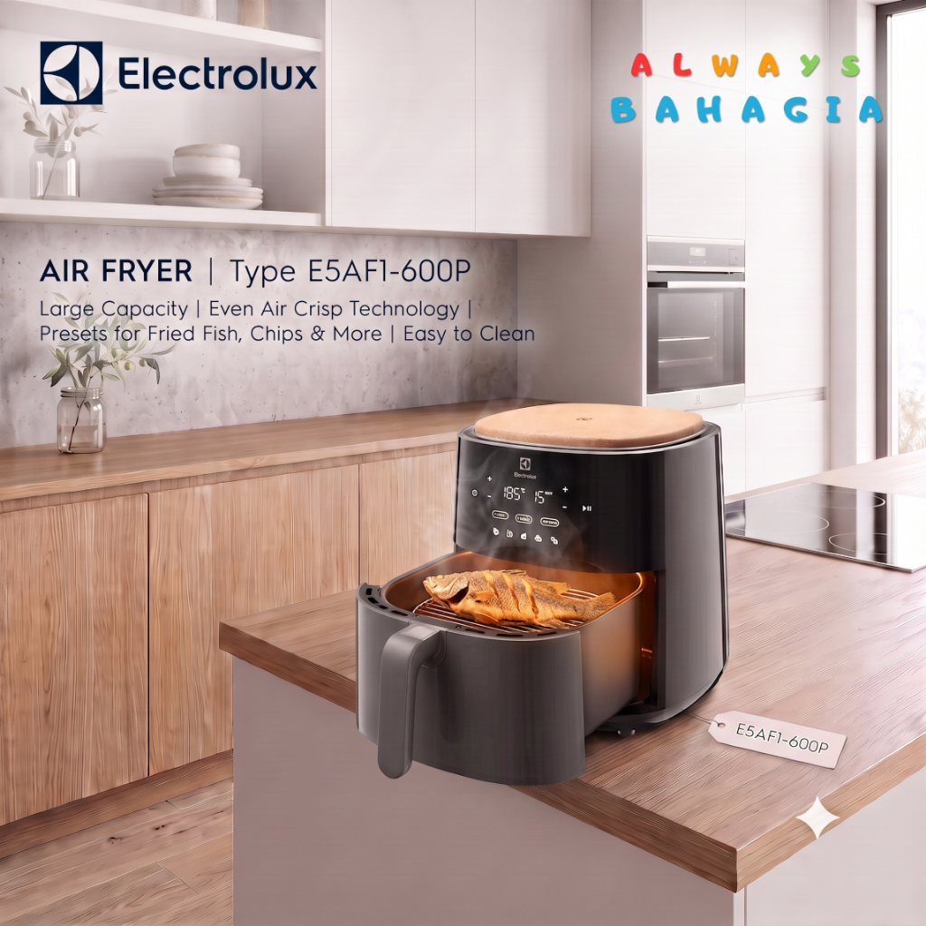 Electrolux E5AF1-600P Air Fryer 5 liter