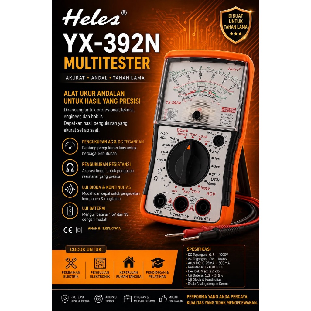 MULTITESTER HELES YX392 TR multitester HELES YX 392N