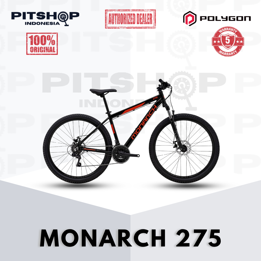 Sepeda Gunung MTB Polygon Monarch 275 27.5 Inch AL6 Alloy Frame Original
