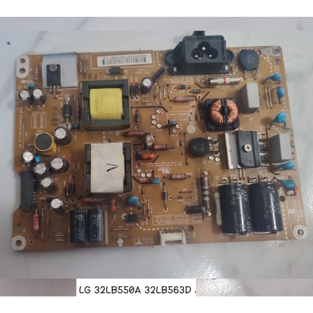 PSU Dan MB Tv LED LG 32LB550A 32LB563D Normal Bekas Lcd Pecah