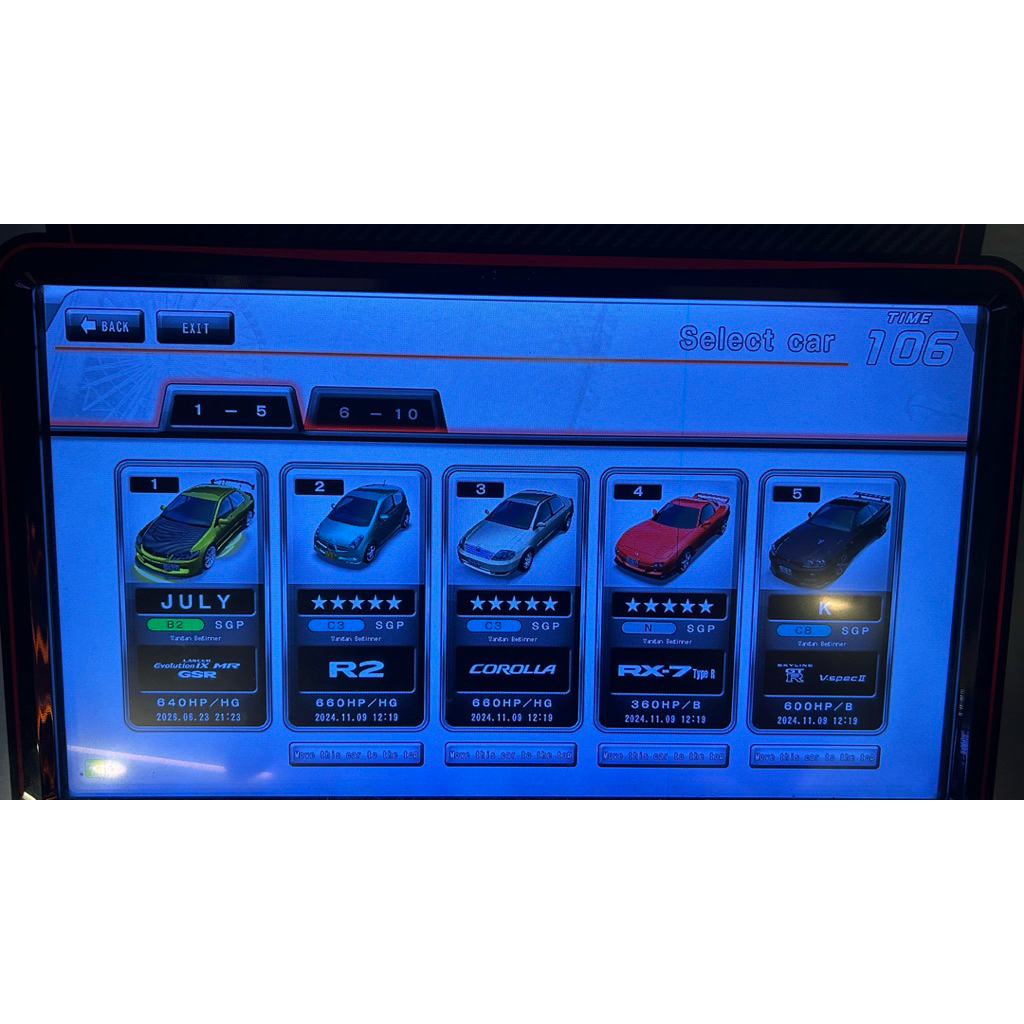 Banapassport WMMT Wangan Midnight Maximum Tune 6RR Mitsubishi Lancer Evo High Dress Up B2 Class