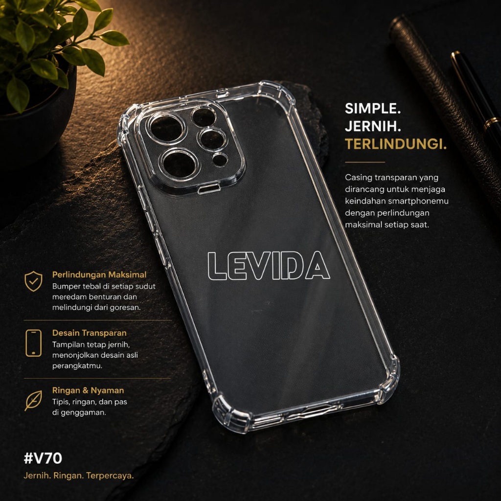 Vivo V70 Vivo V70 FE Vivo V60 Vivo V60 Lite Soft Case Airbag Clear Vivo V70 Vivo V70 FE Vivo V60 Viv