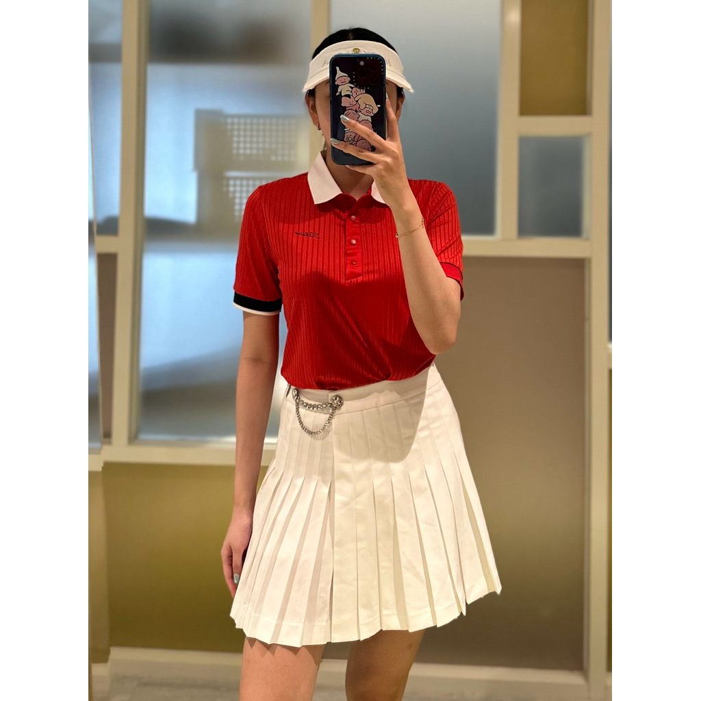 titleist ribbed polo drifit golf polo baju golf wanita