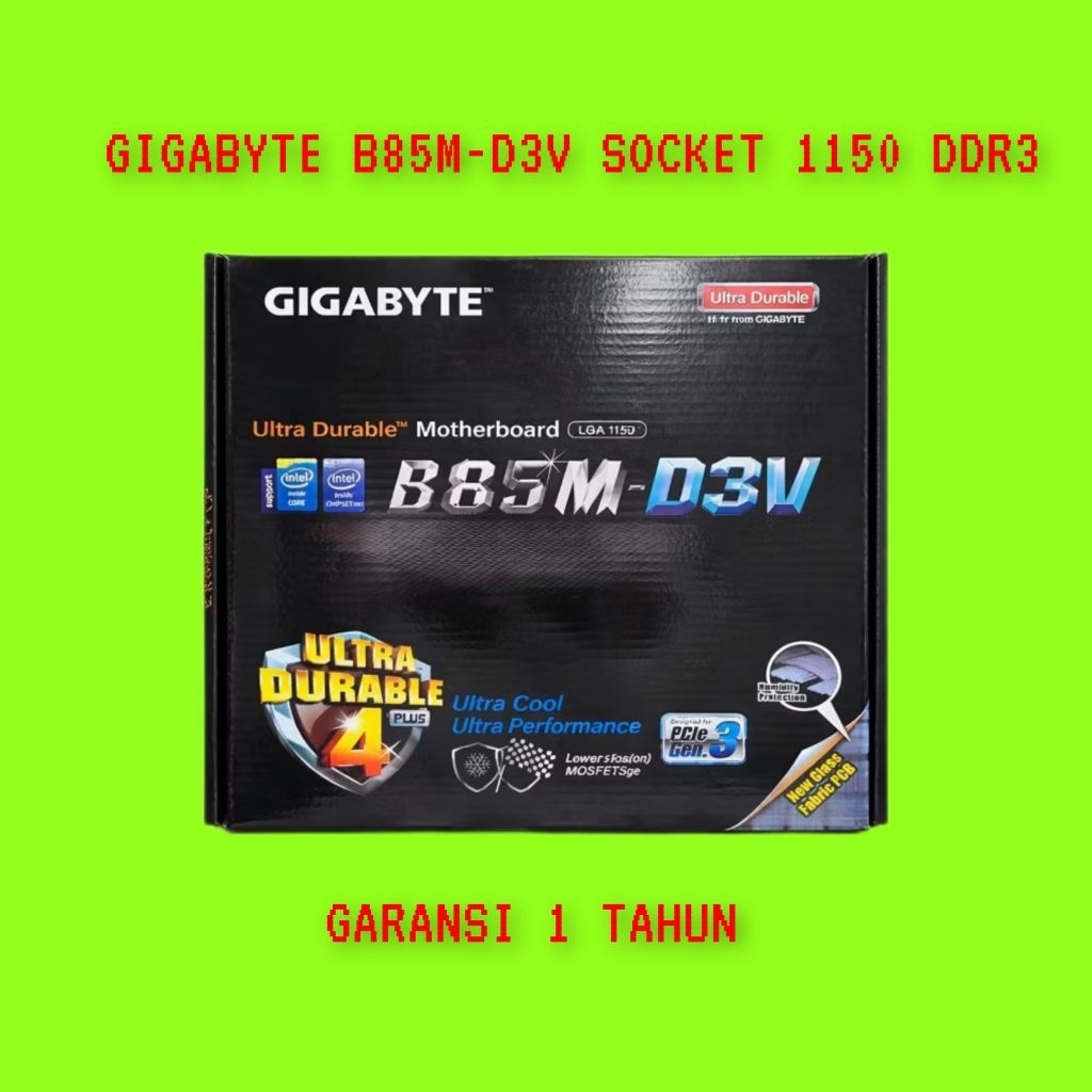 MOTHERBOARD GIGABYTE B85M-D3V DDR3 SOCKET 1150