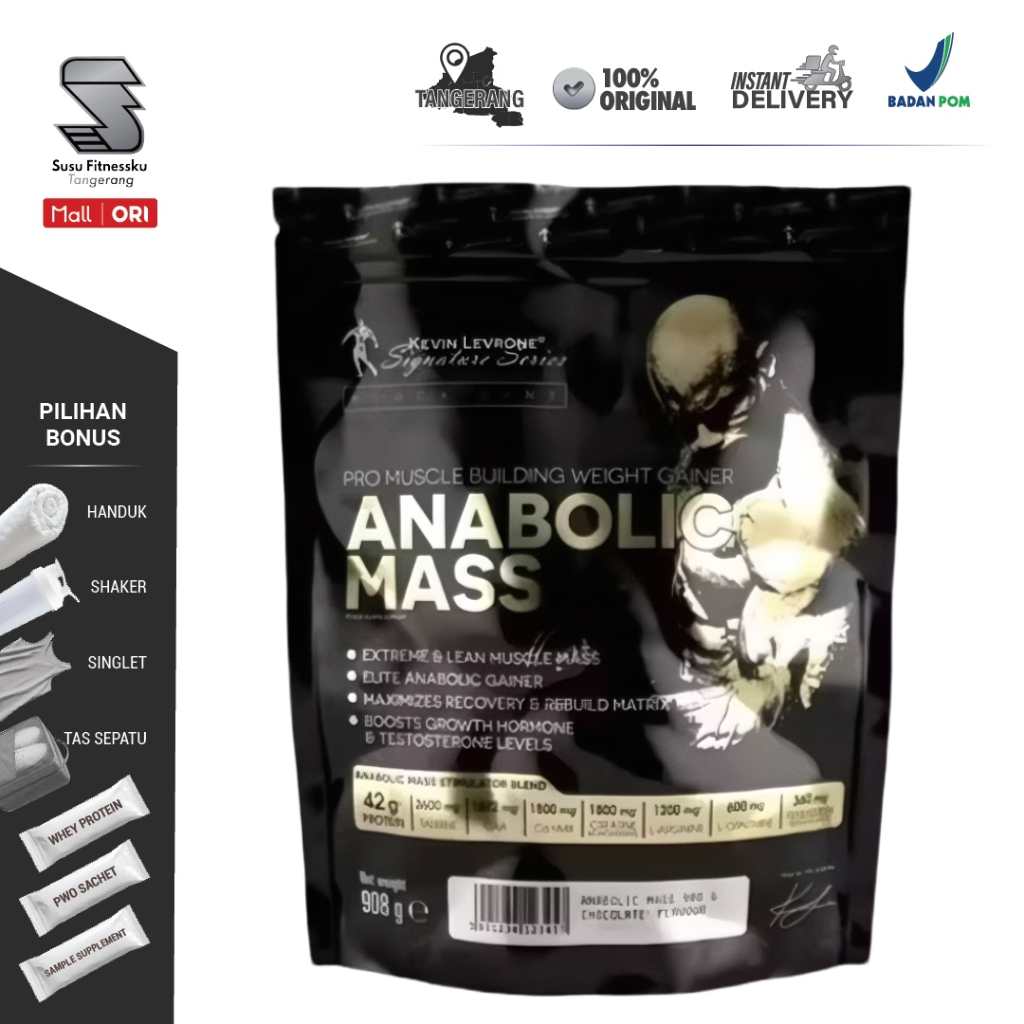 Kevin Levrone Anabolic Mass 2lb - Kevin Levrone Legendary Mass - Gainer Suplemen Fitness
