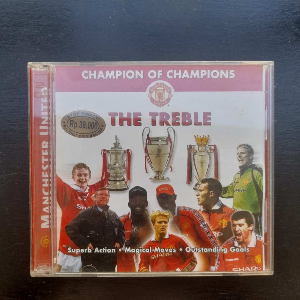 VCD MU Manchester United The Treble