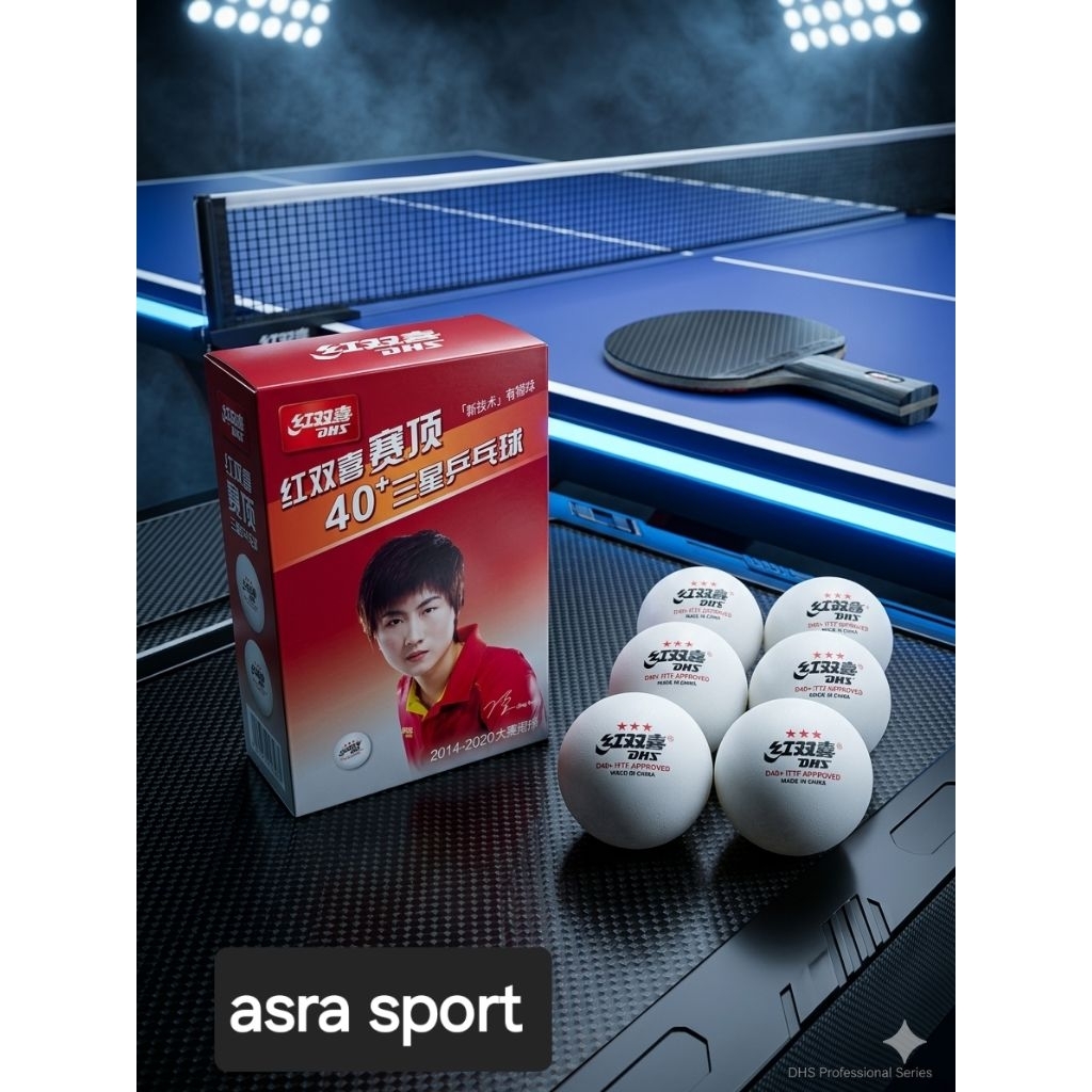 BOLA TENIS MEJA DHS,  BOLA PINGPONG DHS.isi 6