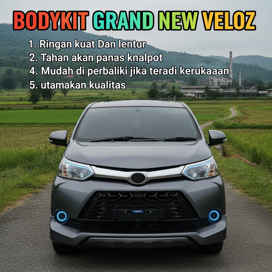 bodikit BODYKIT GRAND NEW VELOZ 2016 2017 2018 BODYKIT AVANZA VELOZ 2015-2018