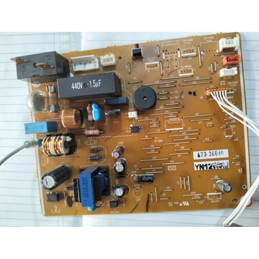 MODUL PCB AC PANASONIC TYPE CS-YN12WKJ ORIGINAL