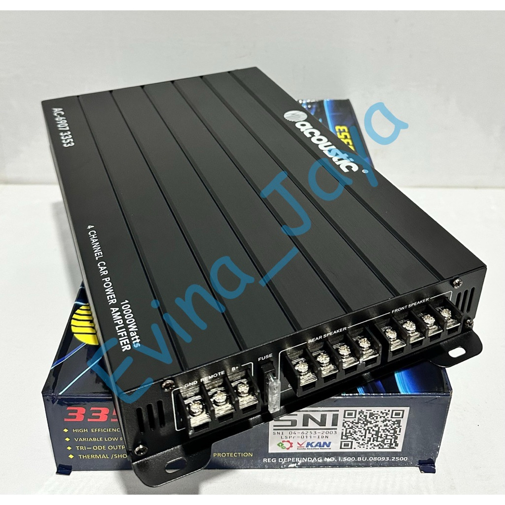 POWER MOSFET ACOUSTIC AC-3353 POWER 4 CHANNEL