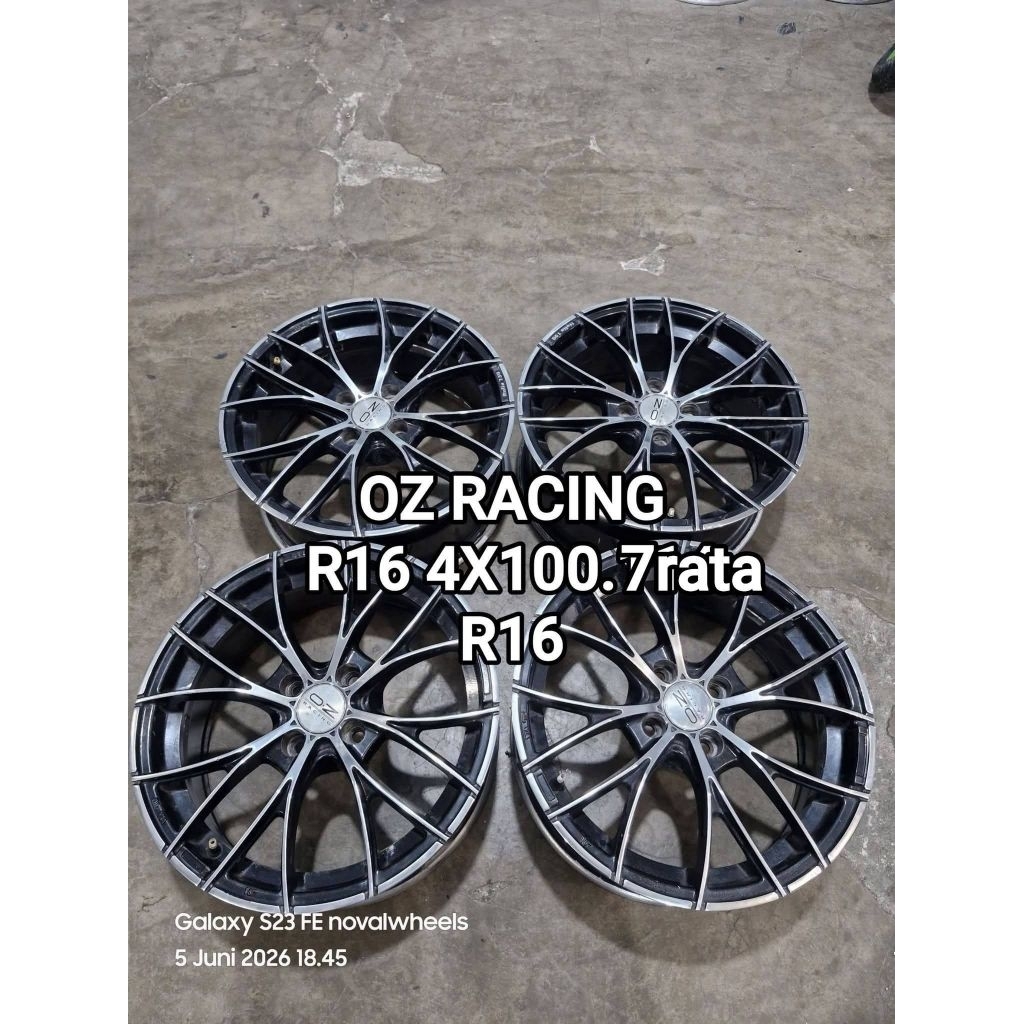 oz racing r16 4x100 7rata