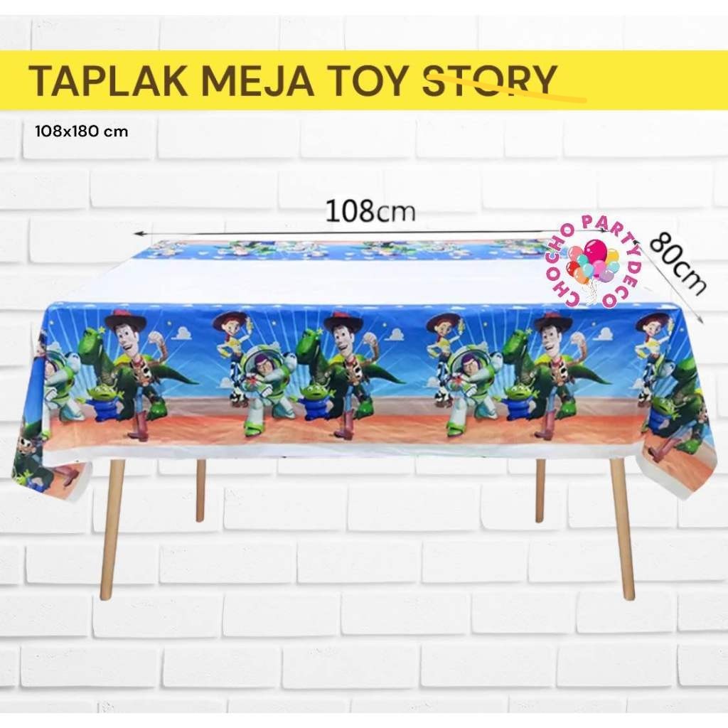 Taplak Meja TOY KOBOI / Taplak Ulang Tahun Toy KOBOI