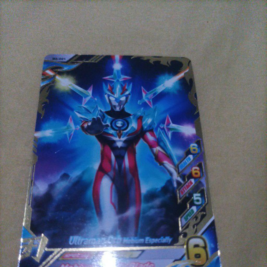kartu ultraman orb mebium especially rare card