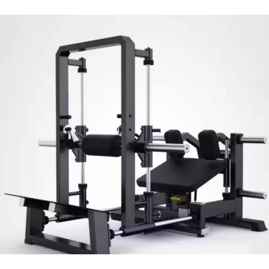 lat Fitness Gym 3D Smith Machine Hip Thrust Machine Plate Loaded DHZ A609