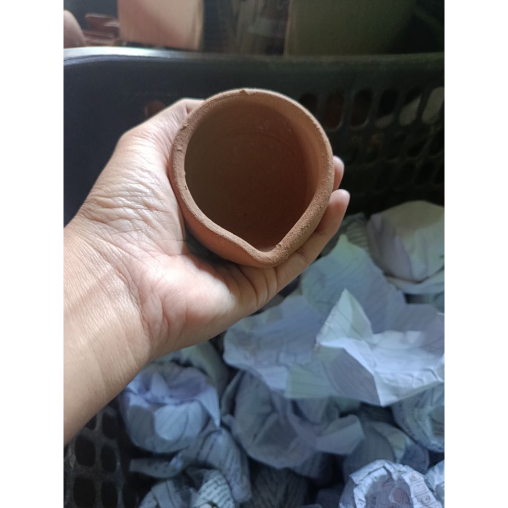 kowi tanah liat pelebur emas diameter 6