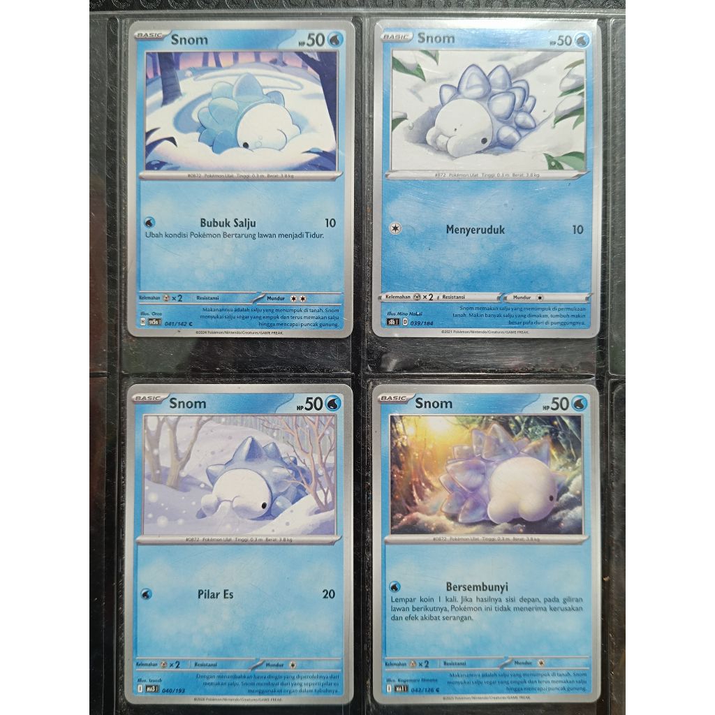 kartu pokemon TCG ori Indonesia SNOM