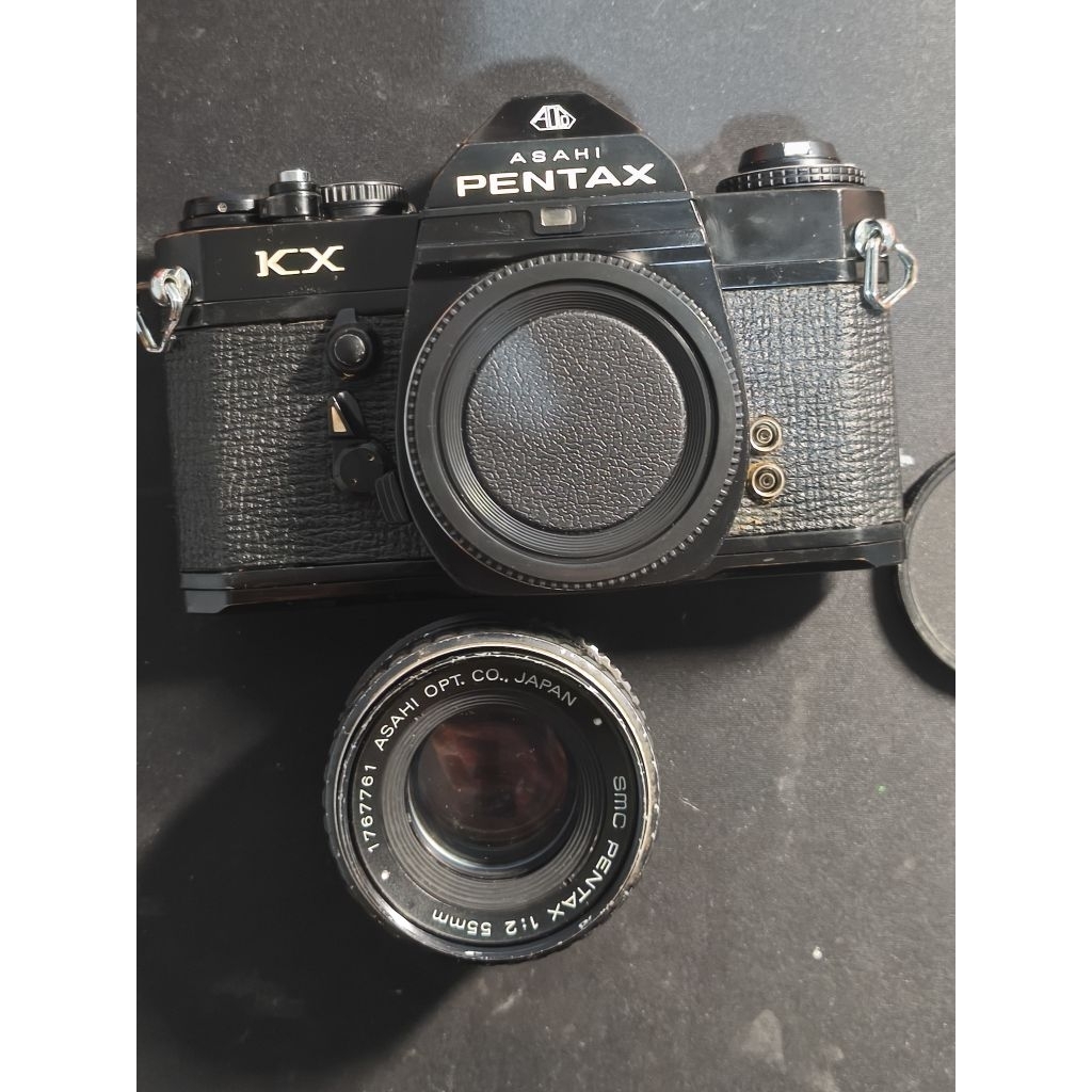 Kamera Analog Film SLR Asahi Pentax KX Black + Lensa Kit SMC 55 f2