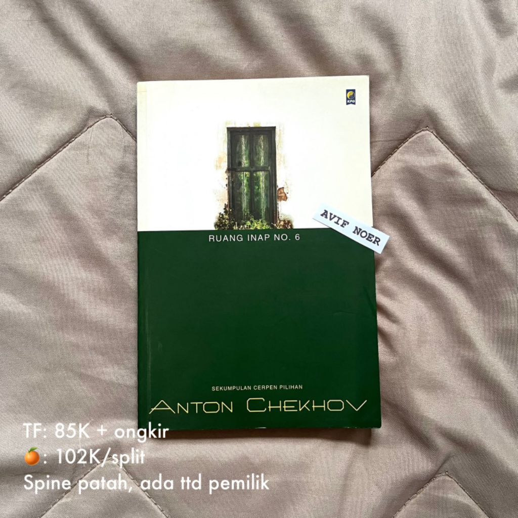 PRELOVED Buku Ruang Inap No 6 - Anton Chekhov - Kumpulan Cerpen Sastra Klasik Terjemahan Buku Bekas 