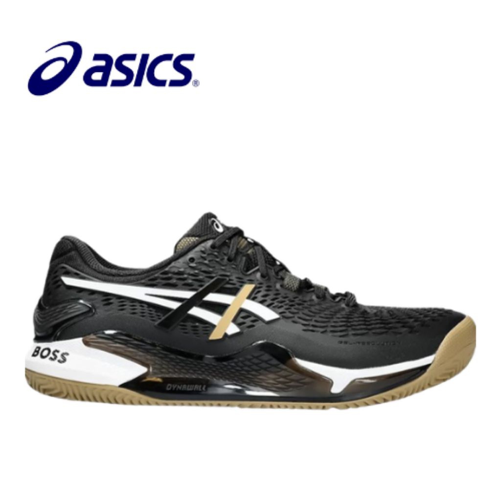Asics Sepatu Tennis Gel Resolution 9 Wide Hugo Boss Black