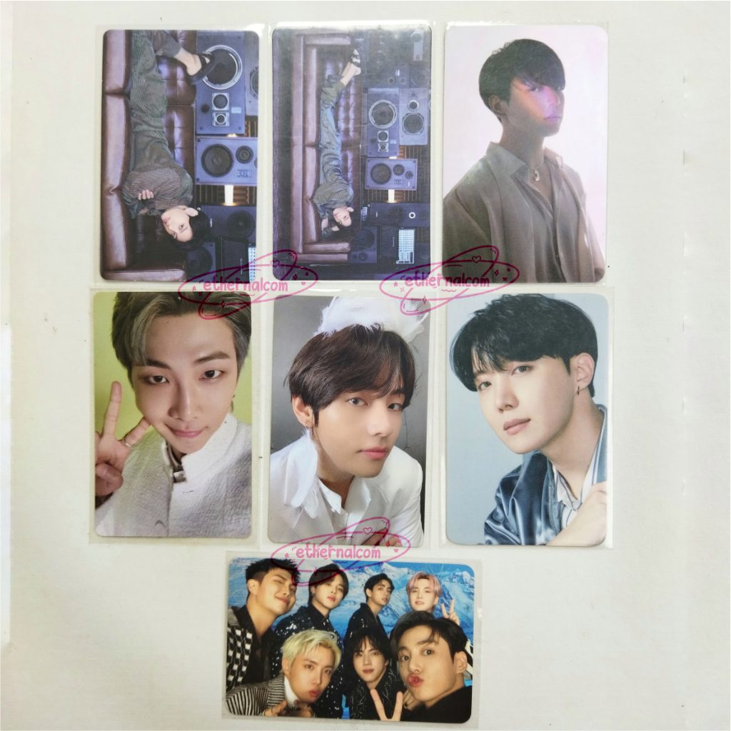 BTS Official Photocard Jungkook RM Taehyung Jhope BE LD Lucky Draw Album Proof M2U Festa Samsung POB